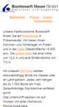 Mobile Screenshot of bootswerftheuer.de